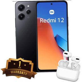 Xiaomi Redmi 12 Dual 128GB 4GB RAM + Audífonos tipo Airpods...