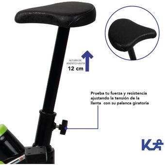 Bicicleta Fija 11 Kg Centurfit Fitness Gym Estatica Spinning