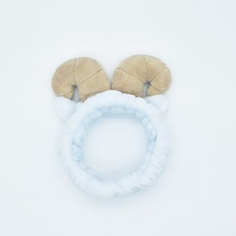 turbante cruzado OMG banda elástica Coral accesorios para el cabello Cinta para cabello suave y polar para mujer y niña 