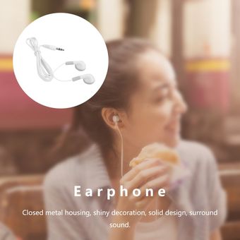 3,5 mm en la oreja del teléfono móvil Super Stereo Bass auricular del metal para Samsung Android 