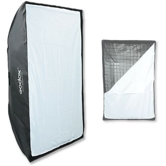 Ventana Godox Softbox de 60x60 con montura bowens + grid