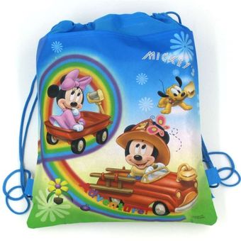 Disney Cars-bolsas de algodón con cordón para niños mochilas para z 