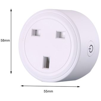 U1S-A WiFi Smart Time Switch Timing Outlet Outlet Pull para  Alexa Google 