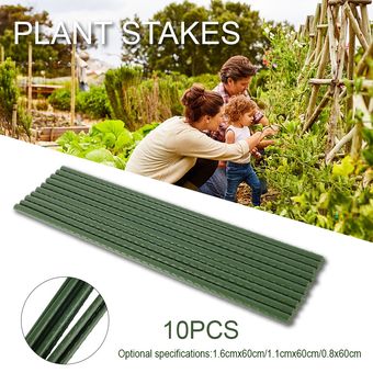 Soportes de Cable para plantas de jardinería 10 Uds. vid verde p 
