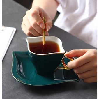 té de la tarde Conjunto de tazas de café europeo de lujo 
