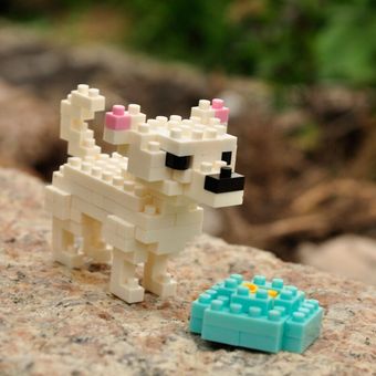 Wisehawk Mini bloques de construcción de diamantes bolsa de juguete de animales ladrillos perro gato Panda conejo serie para regalos de niños HON 