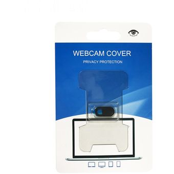 1PCS Forma metálica duradera ovalada Mini WebCam Cubierta Cubierta del obturador de la cámara imán 