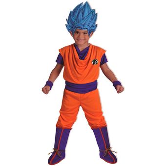 Disfraz De Goku, Dragon Ball Z. Super Sayajin Con Peluca