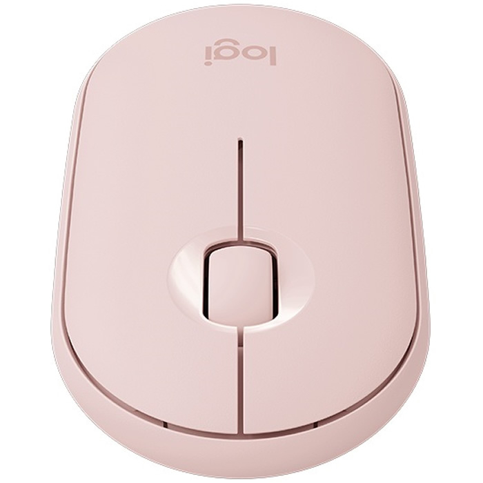 Mouse Logitech PEBBLE M350 Inalambrico Optico USB Y Bluetooth Rosa 910-005769