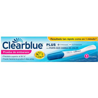 Clearblue - Prueba de Embarazo Clear Blue Plus 1 pieza