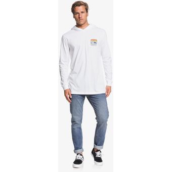 SUDADERA QUIKSILVER HOMBRE TURQUESA