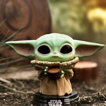 POP Star Wars The Mandalorian Yoda Baby Doll Decoración Figura 