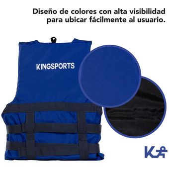 Chaleco Salvavidas Adulto Extragrande Playa Piscina Kingsman