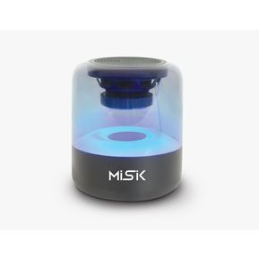Bocina Bluetooth MISIK MS237 Cubierta de Acrílico/TWS/USB/Luz LED