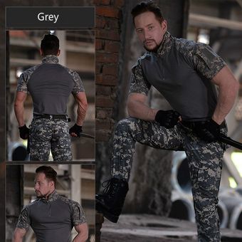 Camisa militar táctica de camuflaje para hombres manga corta camisetas de ejército uniforme multicámara traje de rana ropa de combate para hombres XYX #camouflage Camisa militar táctica de camuflaje para hombres manga corta camisetas de ejército uniforme multicámara traje de rana ropa de combate para hombres XYX #camouflage