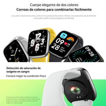 Smartwatch Xiaomi Redmi Watch 3 Color de la caja Negro Color de la malla  Negra Color