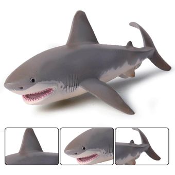 Tiburón realista PVC Ocean Sea Sealife Animal Figura Niños Modelo de juguete para niños Regalo 