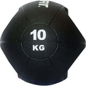 Balón Medicinal Con Agarre 10 Kg Profesional Movifit Fitness
