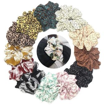 Coletero supergrande de gasa suave coletas de pelo de gran tamaño coleta de cuerda coleta sólida y diáfana gomas Vintage de ancho para el pelo 7 PINKLEOPARD Coletero supergrande de gasa suave coletas de pelo de gran tamaño coleta de cuerda coleta sólida y diáfana gomas Vintage de ancho para el pelo 7 PINKLEOPARD