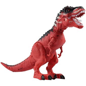 juguete de dinosaurio con luces y sonido Figura realista de t-rex 