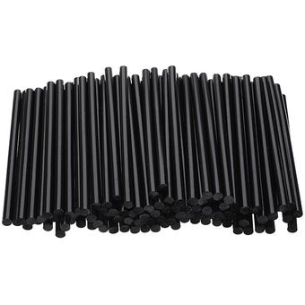 Nuevo 100 piezas 7 mm x 150 mm negro Hot Melt Gule Sticks DIY Craft Mo 