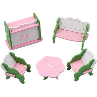 Juego De Muebles De Madera Muneca Artesanal Para Manualidades Casa E Linio Peru Ge582tb0cofcxlpe