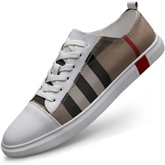 zapatillas deportivas de alta calidad de cuero genuino informales white#Zapatos de Skateboard transpirables para hombre 
