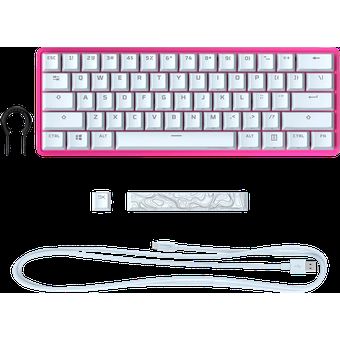 Teclado Mecánico Al 60%, Teclado Gamer Con Interruptores Azules Y  Retroiluminación Rgb, Pequeño Y Compacto, Teclado Mecánico Al 60%, Teclado  Gamer Portátil Al 60%, Moda de Mujer