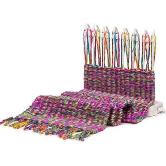 telar de punto artesana Máquina de tejer bufandas de moda para niños 
