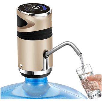 Generico - Dispensador Agua Metalico Electrico Botellon Bomba Recargable Touch