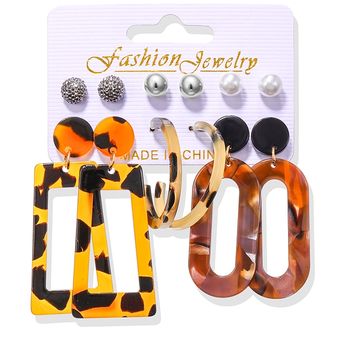 Pendientes De La Sra Volume Vintage Conjunto De Aretes De 