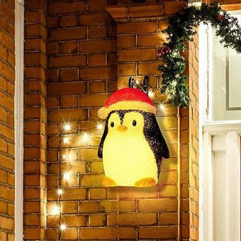 2 PCS Cubiertas de luz del porche Lámpara de pared de la Navidad Evaluación de la lámpara de la pared para el pórtico Luz de garaje ligero 