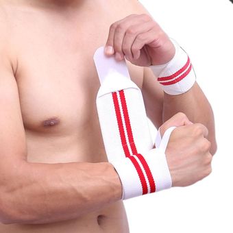 1pcs Power Weight Lifting Hand Wrap Support Gym Training Bar Wristband Fitness Padded Wrist Thumb B 