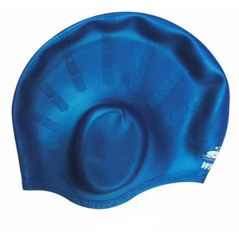 Gorra Sombrero de Adultos Natación mujer impermeable de silicona flexible Baño Cabello proteger 