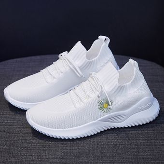 tenis blancos de tela para mujer