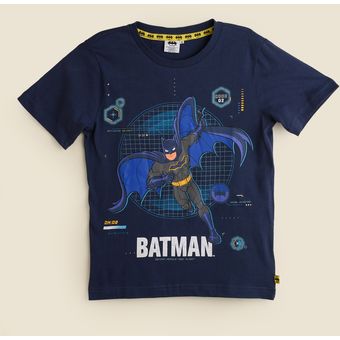 DC Comics Pintura de Batman Camiseta de Manga Larga para Hombre 