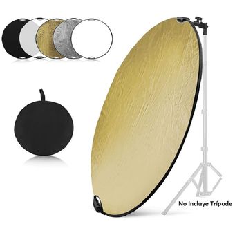 Reflector Difusor 110cm 5 en 1 para Video y Fotografia