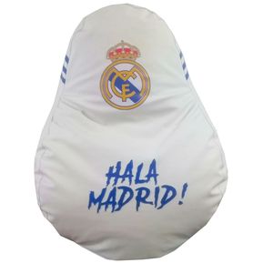 Silla Puff Equipos Doble Costura Calidad Real Madrid