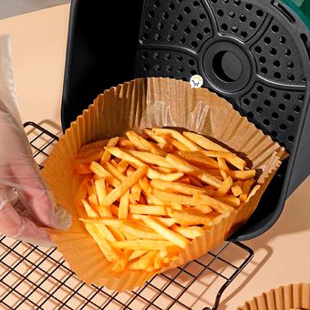 Papel Antiadherente Para Air Fryer x100 - LineHomeCol