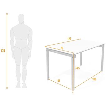 Mesa de Comedor Enchapada - Modelo Mora