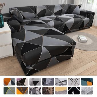 #Color 10 Funda de sofá elástica,cubierta de sofá envolvente para sala de estar,1234 asientos,funda cubresofá en forma de L,LICRA 