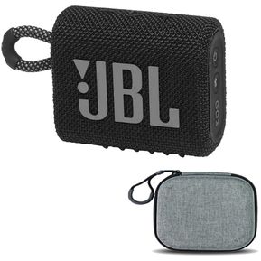 Parlante JBL GO 3 Bluetooth 5.0 IP67 Negro + Funda protector...