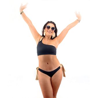 Vestido De Baño Bikini Amarrado Passion For The Sun Para Mujer Negro 