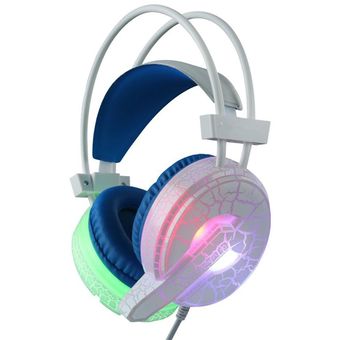 Auriculares de jugador de luz colorida para computadora para PS4 para auriculares FIFA 21 PS5 