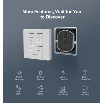 SONOFF D1 Wifi Smart Dimmer Switch DIY Smart Home Mini módulo de inter 