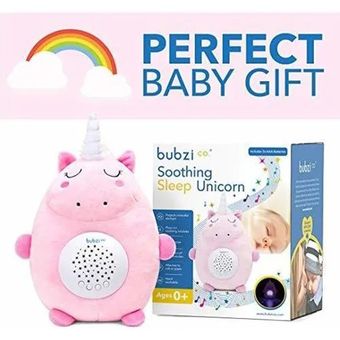  Máquina de sonido para bebés, Chupete portátil de unicornio y  proyector de luz nocturna para bebés