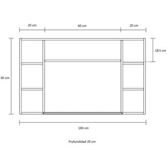 Trick! Escritorio De Pared Plegable Blanco Trick! 676B