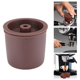 10 Uds filtro de café reutilizable cesta recargable café cápsula cáp~ 
