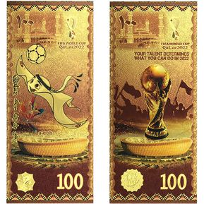 Golden Ticket Billete Conmemorativo Mundial Qatar 2022 Exclusivo