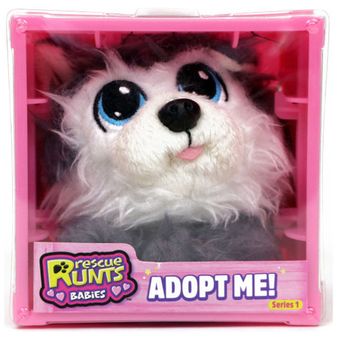 peluche rescue runts husky